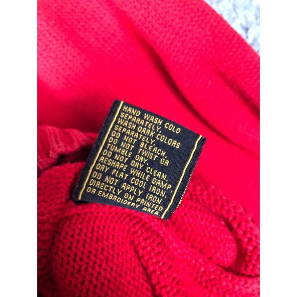 AKOO & CO No.21 Live full Live well embroidered Climber Fox red Men's sweater - Picture 8 of 16